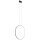 LED Lampe à suspendre Noir 3000 K 660 lm Métal Ø 60 cm Anneau