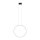 LED Lampe à suspendre Noir 3000 K 660 lm Métal Ø 60 cm Anneau