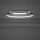 Suspension LED ronde 2 anneaux Ø 60 cm + Ø 45 cm Noir 3000 K
