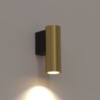 Applique murale laiton noir GU10 R35 H : 12 cm...