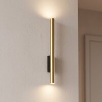 Applique murale 2 flammes Up Down GU10 R35 laiton