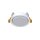Plafonnier encastré rond Ø 9,5 cm blanc pour GX53 petit