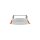 Plafonnier encastré rond Ø 9,5 cm blanc pour GX53 petit
