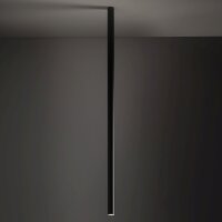 Plafonnier noir GU10 R35 Ø 4 cm H : 110 cm
