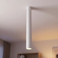Plafonnier Blanc GU10 R35 H : 110 cm de haut &Oslash; 4...