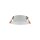 Spot encastré blanc GX53 métal Ø 12 cm petit rond plafond