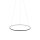 Suspension LED Noir 4000 K 700 lm Ø 60 cm Métal