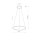 Suspension LED Noir 4000 K 700 lm Ø 60 cm Métal