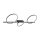 Plafonnier LED noir 100 cm de long 4000 K 1200 lm
