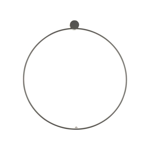 Applique murale LED Noir 4000 K 700 lm Ø 60 cm Moderne