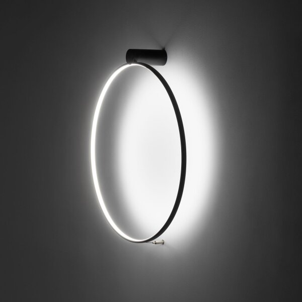 Applique murale LED Noir 4000 K 700 lm Ø 60 cm Moderne