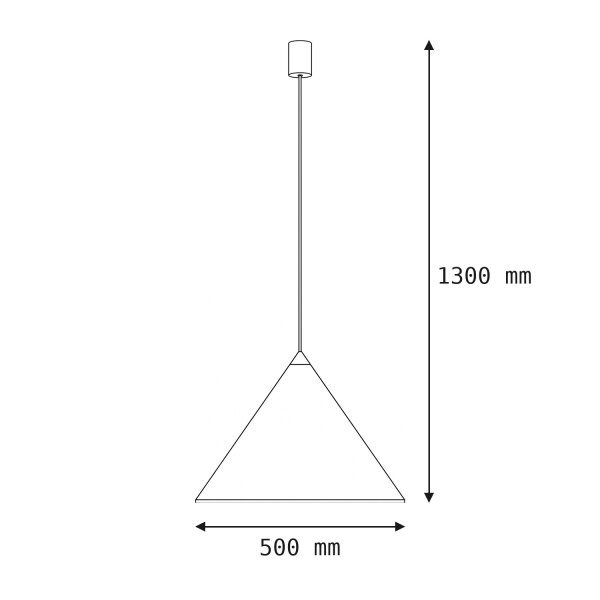 Lampe à suspendre Gris GU10 Ø 50 cm Métal Rétro réglable