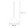Lampe à suspendre Gris GU10 Ø 50 cm Métal Rétro réglable