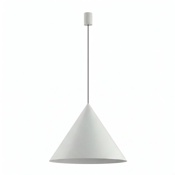 Lampe à suspendre gris clair GU10 Ø 50 cm métal rétro design