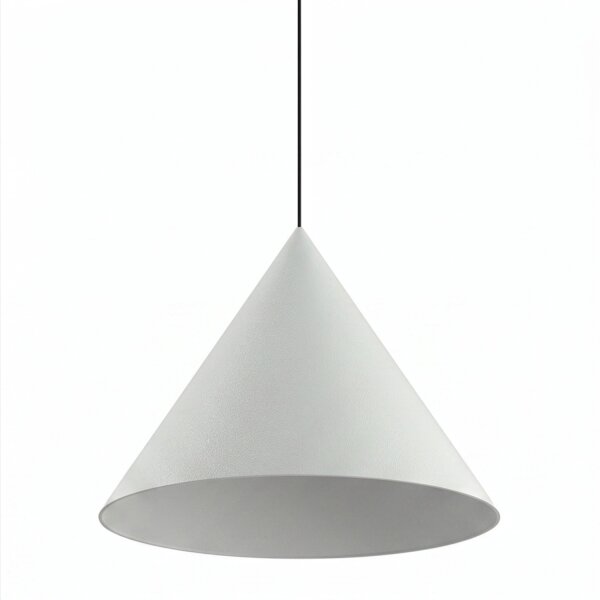 Lampe à suspendre gris clair GU10 Ø 50 cm métal rétro design