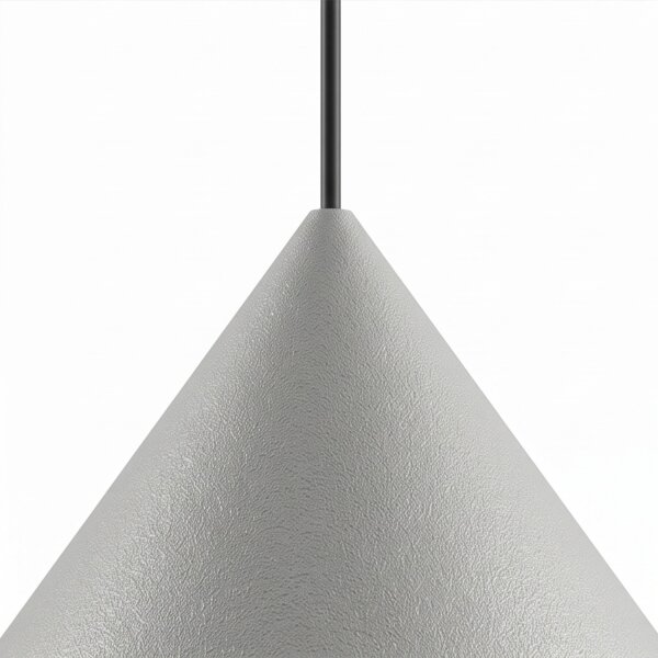 Lampe à suspendre gris clair GU10 Ø 50 cm métal rétro design