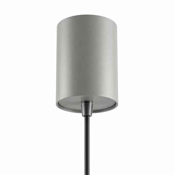 Lampe à suspendre gris clair GU10 Ø 50 cm métal rétro design