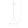 Lampe à suspendre gris clair GU10 Ø 50 cm métal rétro design