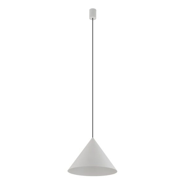 Lampe à suspendre GU10 gris clair réglable en hauteur Ø 35 cm