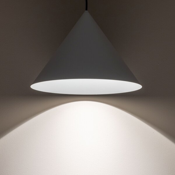 Lampe à suspendre GU10 gris clair réglable en hauteur Ø 35 cm