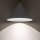 Lampe à suspendre GU10 gris clair réglable en hauteur Ø 35 cm
