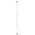Suspension LED étroite Ø 5,5 cm Noir 4000 K 700 lm Métal