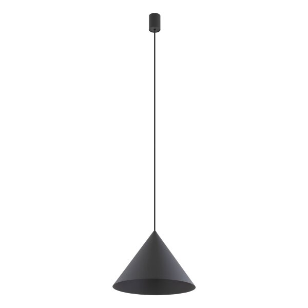 Suspension métal Ø 35 cm Gris Retro GU10 Abat-jour conique