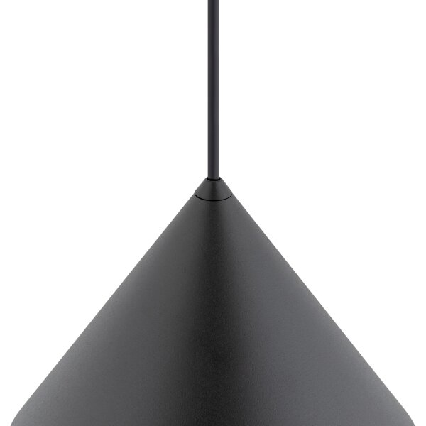 Suspension métal Ø 35 cm Gris Retro GU10 Abat-jour conique