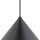 Suspension métal Ø 35 cm Gris Retro GU10 Abat-jour conique