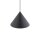 Suspension métal Ø 35 cm Gris Retro GU10 Abat-jour conique