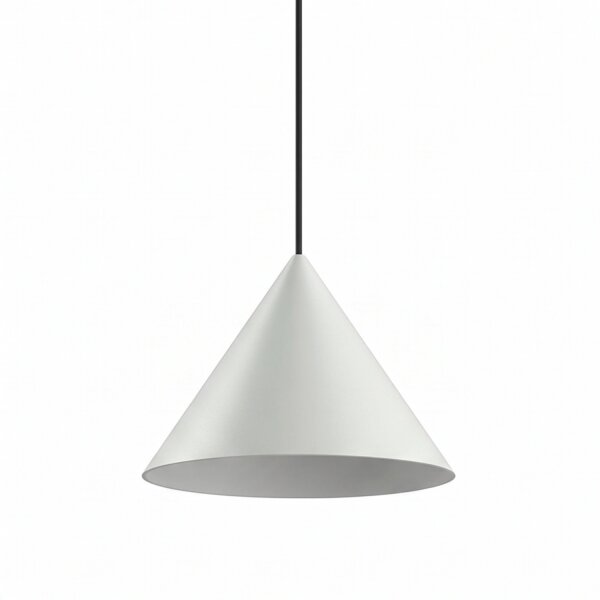 Suspension métal Ø 20,5 cm gris clair GU10 orientable