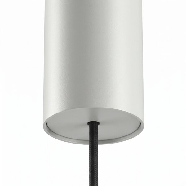 Suspension métal Ø 20,5 cm gris clair GU10 orientable