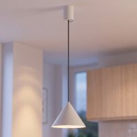 Suspension m&eacute;tal &Oslash; 20,5 cm gris clair GU10...