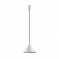 Suspension métal Ø 20,5 cm gris clair GU10...
