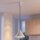 Suspension métal Ø 20,5 cm gris clair GU10 orientable