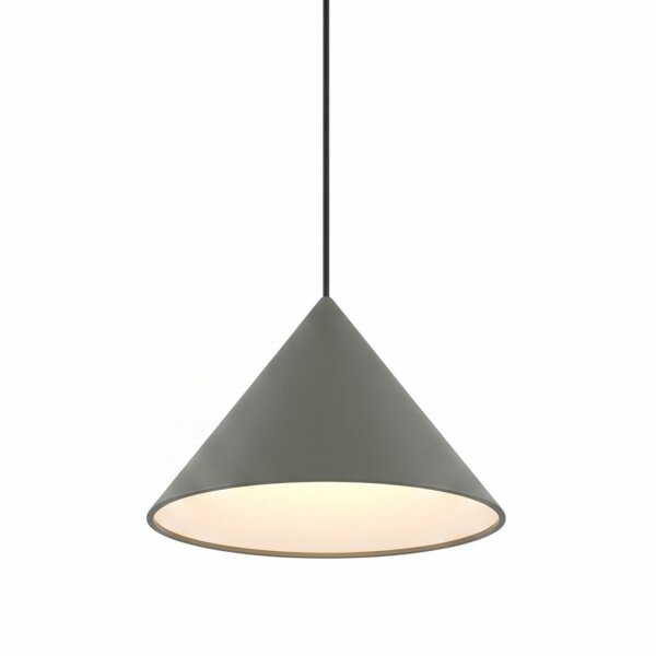 Suspension Gris GU10 Ø 20,5 cm Métal Rétro orientable