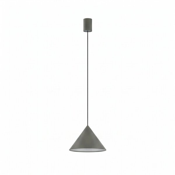 Suspension Gris GU10 Ø 20,5 cm Métal Rétro orientable
