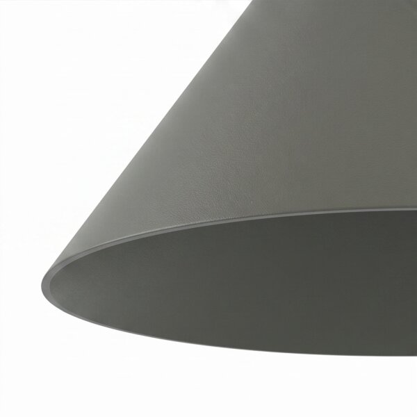 Suspension Gris GU10 Ø 20,5 cm Métal Rétro orientable