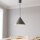 Suspension Gris GU10 Ø 20,5 cm Métal Rétro orientable