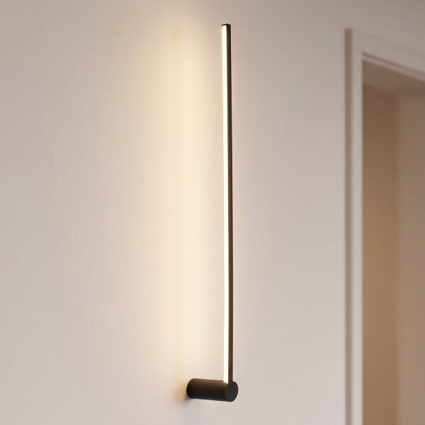 Applique murale LED noire 105 cm de haut Moderne 4000 K 550 lm
