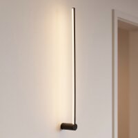 Applique murale LED noire 105 cm de haut Moderne 4000 K...