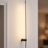 Applique indirecte LED noir 4000 K 570 lm 1,2 m de haut