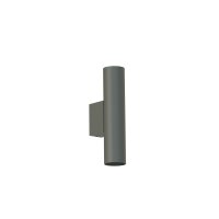 Applique murale 2 flammes Up Down Gris GU10 R35...