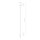 Suspension réglable GU10 R35 Ø 4 cm Gris Métal Moderne