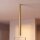 Spot de plafond GU10 R35 laiton H : 75 cm 4 cm étroit