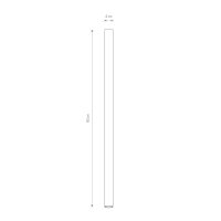 Plafonnier métal GU10 R35 Ø 4 cm H : 90 cm...