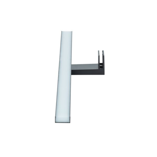 Lampe à miroir LED noire IP44 4000 K 900 lm blanc neutre