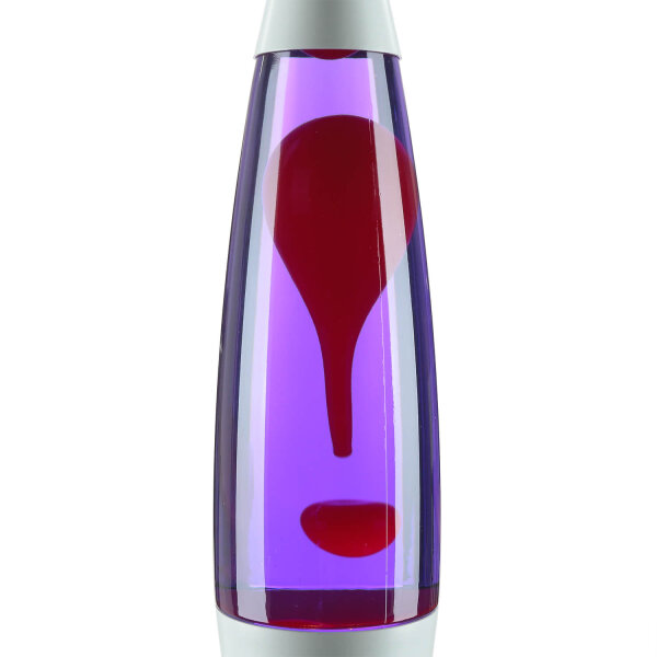 Lampe à Lave Blanc Violet Rouge Rétro Design Salon ROXY