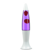 Lampe à Lave Blanc Violet Rouge Rétro...