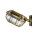 Lampe dextérieur maritime laiton verre strié IP64 E27